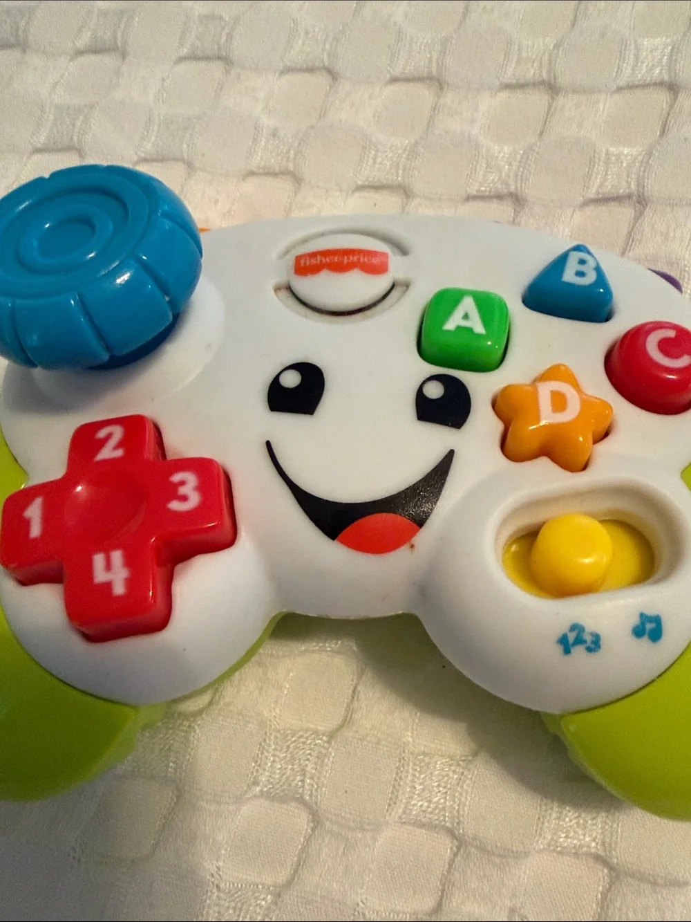 Fisher-Price White, Green, Blue and Red Learning Game Controller